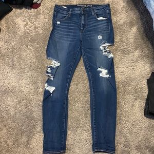 America Eagle Ripped Hi-Rose Jegging
